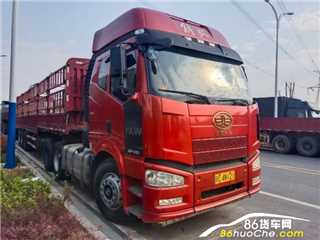 怀化二手一汽解放 解放J6P-460马力领航版配13米高栏 